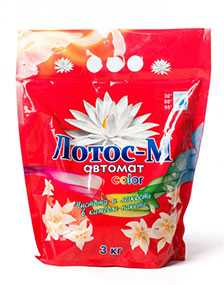 Порошок стиральный "Лотос-М Колор" 3 кг.